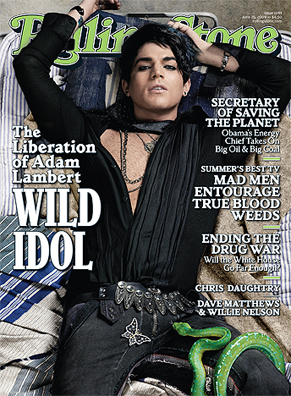 Adam Lambert na okładce Rolling Stone